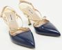 Miu Pre-owned Leather heels Blue Dames - Thumbnail 4