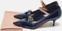Miu Pre-owned Leather heels Blue Dames - Thumbnail 9