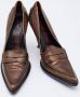 Miu Pre-owned Leather heels Brown Dames - Thumbnail 4