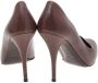 Miu Pre-owned Leather heels Brown Dames - Thumbnail 4