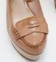 Miu Pre-owned Leather heels Brown Dames - Thumbnail 8