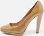 Miu Pre-owned Leather heels Brown Dames - Thumbnail 2