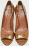 Miu Pre-owned Leather heels Brown Dames - Thumbnail 3