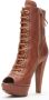 Miu Pre-owned Leather heels Brown Dames - Thumbnail 4