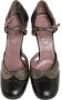 Miu Pre-owned Leather heels Gray Dames - Thumbnail 2