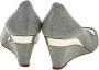 Miu Pre-owned Leather heels Gray Dames - Thumbnail 4