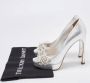 Miu Pre-owned Leather heels Gray Dames - Thumbnail 9