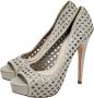 Miu Pre-owned Leather heels Gray Dames - Thumbnail 3