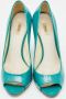 Miu Pre-owned Leather heels Green Dames - Thumbnail 3