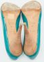 Miu Pre-owned Leather heels Green Dames - Thumbnail 6