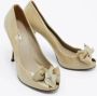Miu Pre-owned Leather heels Green Dames - Thumbnail 4