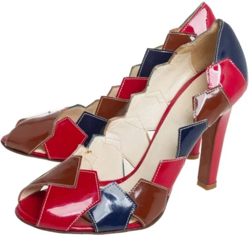 Miu Pre-owned Leather heels Multicolor Dames