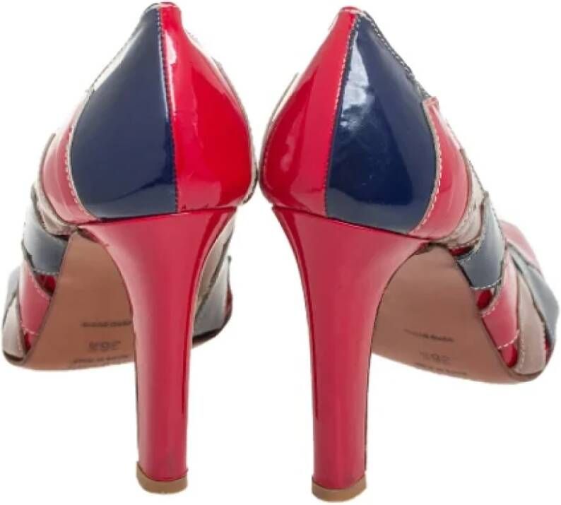 Miu Pre-owned Leather heels Multicolor Dames