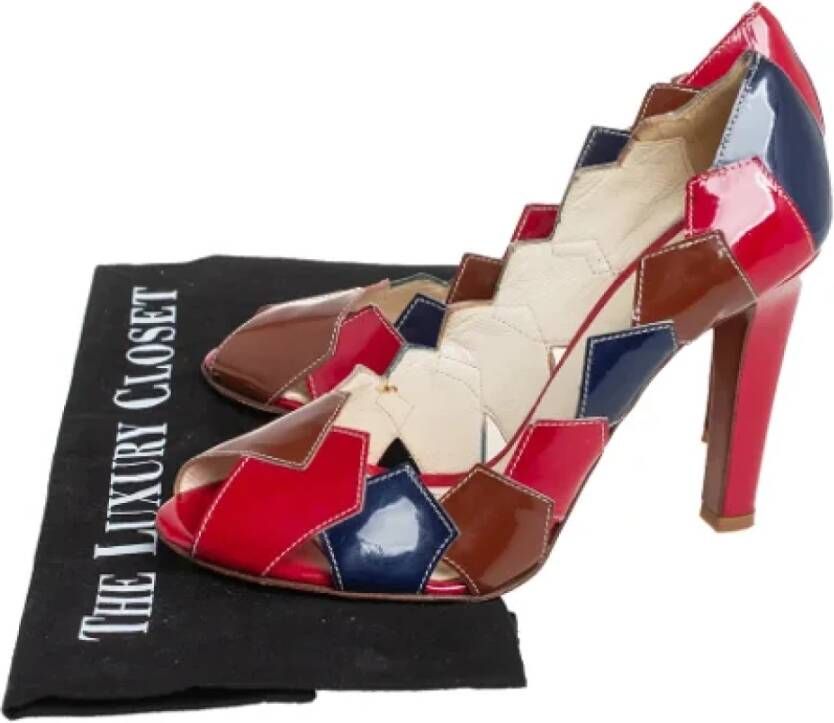 Miu Pre-owned Leather heels Multicolor Dames