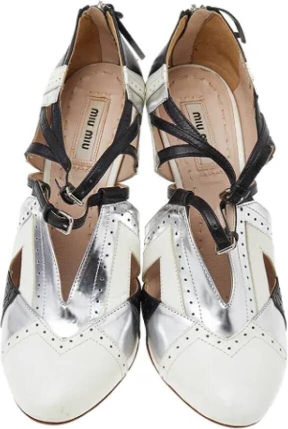 Miu Pre-owned Leather heels Multicolor Dames