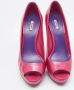 Miu Pre-owned Leather heels Pink Dames - Thumbnail 2
