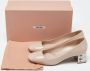 Miu Pre-owned Leather heels Pink Dames - Thumbnail 9