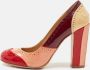 Miu Pre-owned Leather heels Red Dames - Thumbnail 2