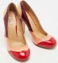 Miu Pre-owned Leather heels Red Dames - Thumbnail 4
