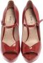 Miu Pre-owned Leather heels Red Dames - Thumbnail 2