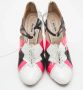 Miu Pre-owned Leather heels White Dames - Thumbnail 3