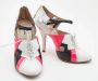 Miu Pre-owned Leather heels White Dames - Thumbnail 4
