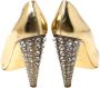 Miu Pre-owned Leather heels Yellow Dames - Thumbnail 4