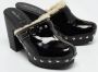 Miu Pre-owned Leather mules Black Dames - Thumbnail 3
