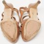 Miu Pre-owned Leather sandals Beige Dames - Thumbnail 6