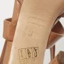 Miu Pre-owned Leather sandals Beige Dames - Thumbnail 8