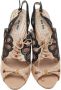 Miu Pre-owned Leather sandals Beige Dames - Thumbnail 2