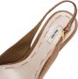 Miu Pre-owned Leather sandals Beige Dames - Thumbnail 6