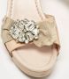 Miu Pre-owned Leather sandals Beige Dames - Thumbnail 9