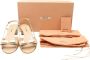 Miu Pre-owned Leather sandals Beige Dames - Thumbnail 8