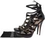 Miu Pre-owned Leather sandals Black Dames - Thumbnail 7