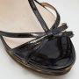 Miu Pre-owned Leather sandals Black Dames - Thumbnail 7