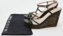 Miu Pre-owned Leather sandals Black Dames - Thumbnail 9