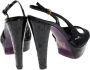 Miu Pre-owned Leather sandals Black Dames - Thumbnail 4