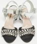 Miu Pre-owned Leather sandals Black Dames - Thumbnail 3