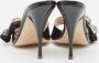 Miu Pre-owned Leather sandals Black Dames - Thumbnail 5