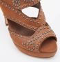Miu Pre-owned Leather sandals Brown Dames - Thumbnail 7