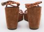 Miu Pre-owned Leather sandals Brown Dames - Thumbnail 5