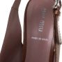 Miu Pre-owned Leather sandals Brown Dames - Thumbnail 6