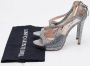 Miu Pre-owned Leather sandals Gray Dames - Thumbnail 9