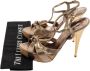 Miu Pre-owned Leather sandals Gray Dames - Thumbnail 8