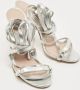 Miu Pre-owned Leather sandals Gray Dames - Thumbnail 4