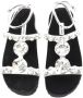 Miu Pre-owned Leather sandals Gray Dames - Thumbnail 3