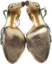 Miu Pre-owned Leather sandals Green Dames - Thumbnail 5
