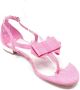 Miu Pre-owned Leather sandals Pink Dames - Thumbnail 2