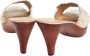 Miu Pre-owned Leather sandals White Dames - Thumbnail 4